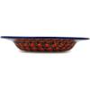 Polmedia Polish Pottery Pasta Bowl 9-inch UNIKAT - Later Gator Pattern Handmade in Boleslawiec Poland by Ceramika Artystyczna + Certificate of Authenticity view 3
