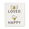 Abbott Collection Bee Loved Amazing Swedish Dish Cloths, Set of 2 - Cellulose/Cotton (6.5x8 L) view 2