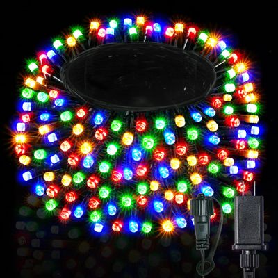 BlcTec Christmas Lights 800 LED 272FT Christmas Tree Lights with 8 Modes, Waterproof, Timer and Connectable Christmas String Lights for Indoor Outdoor Xmas Decorations, Multicolor