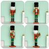 LUOZZY Wooden Nutcracker King Christmas Nutcracker Ornament Nut Cracker Doll Figure Toy for Party Desktop Ornament view 3