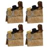 Beistle 4 Piece Three Dimensional Western Theme Centerpieces Wild West Cowboy Party Decorations, 9.5", Multicolor view 1