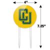 Acrylic Clarkson Secondary Logo Cake Topper Party Decoration for Wedding Anniversary Birthday Graduation view 2