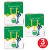 Beistle 3 Piece Novelty Inflatable Goal Post Drink Coolers with Football Decorations Game Day Party Beverage Holders, 74" x 28", Green/Yellow/White/Brown/Orange view 2