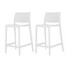 Lagoon Sensilla Stack-Able Counter Stool - 2 Pcs/Set (White) view 3