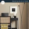 MCS Master & Co. Foundry Metal 18x18 Matted Picture Frame with 8x8 Photo Display, Brass Vertical & Horizontal Wall Hanging Frame for Photos & Artwork (1-Pack) view 2