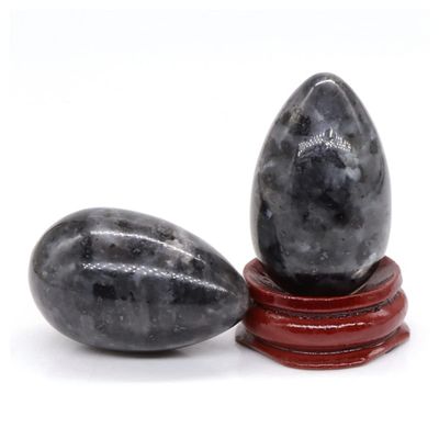 Natural Meditation Crystal 1PC Natural Agate Obsidian Quartz Crystals Egg, for Home Decoration Crystal Stone (Color : Lotus Jasper, Size : 1 PC)