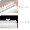 Cling Film Cutter Dispenser,Food DispensersRefillable Plastic Wrap Dispenser With Slide Cutter Suitable for Food,Fruit And Vegetable Packaging In Kitchens,Supermarkets,Restaurants, Etc view 4