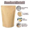Muka 50 PCS 16 OZ Coffee Bags, Kraft Coffee Bags, Reusable High Barrier Coffee Bags view 2