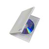 25 Pack Maxtek Standard 14mm White Single Disc CD & DVD Cases with Outer Clear Artwork Insert Sleeve. Compatible for Nintendo Wii Discs. view 3