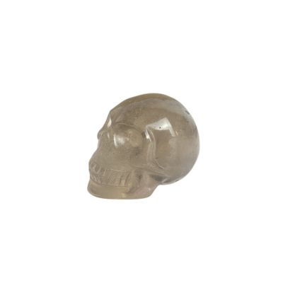 1.96 inches Smoky Quartz Skull Hand-Carved Aura Ornaments
