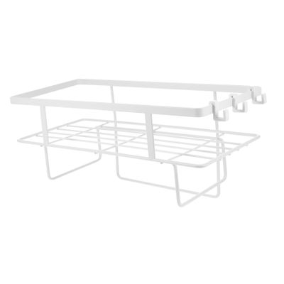 DOITOOL Over Toilet Storage Rack Multi-Functional Bathroom Organizer Space-Saving Shelf for Toiletries Accessories Design No-Drill Installation for Home Hotel Use