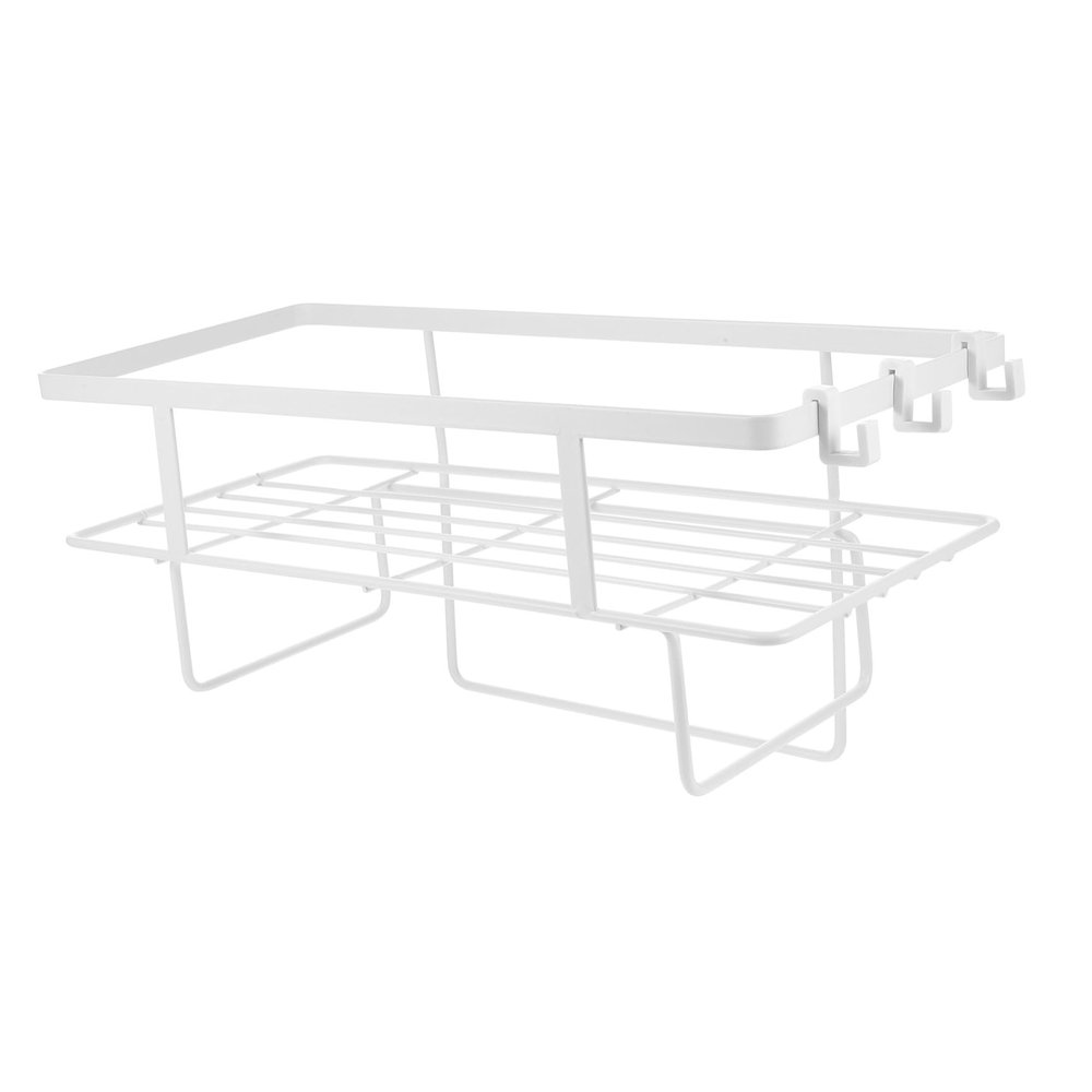 DOITOOL Over Toilet Storage Rack Multi-Functional Bathroom Organizer Space-Saving Shelf for Toiletries Accessories Design No-Drill Installation for Home Hotel Use