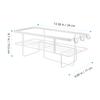 DOITOOL Over Toilet Storage Rack Multi-Functional Bathroom Organizer Space-Saving Shelf for Toiletries Accessories Design No-Drill Installation for Home Hotel Use view 2