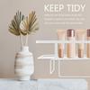 DOITOOL Over Toilet Storage Rack Multi-Functional Bathroom Organizer Space-Saving Shelf for Toiletries Accessories Design No-Drill Installation for Home Hotel Use view 3