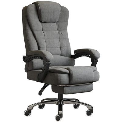 Executive Chair Commercial Desk Chair Study Swivel Lift Computer Chair, Office Lunch Break Executive Chair, Comfortable Managerial Chair with Footrest, Easy to Install