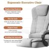 Executive Chair Commercial Desk Chair Study Swivel Lift Computer Chair, Office Lunch Break Executive Chair, Comfortable Managerial Chair with Footrest, Easy to Install view 4