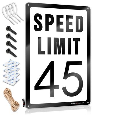 Funny Signs for Man Cave Garage Speed Limit 45 Mph Metal Sign Funny Office Decor Man Cave Gifts for Him ( Size : 30X40CM )