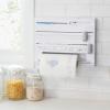6 In 1 Plastic Wrap Organizer With Cutter,Food Dispensers Wall Mounted Non-porous Plastic Packaging Cutting Machine Suitable For Food, Fruit And Vegetable Packaging In Kitchens,supermarkets,restaurant view 4