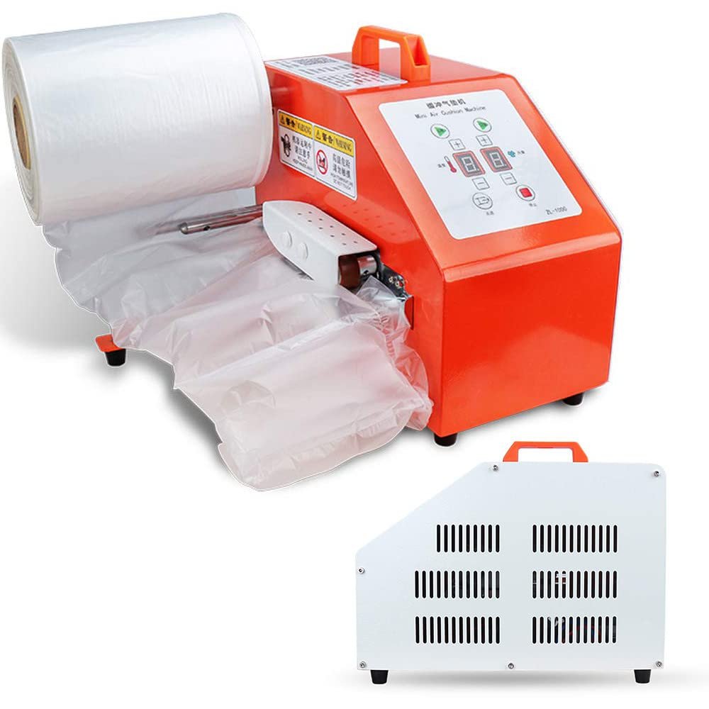 SHENGSHIYU 200w 110v-220v Automatic Electric Air Cushion Machine Automatic Inflatable Packaging Machine Bubble Packaging Cushion Low Power Consumption,InflatorBareMetal