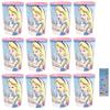 Alice in the Wonderland Birthday Party Supplies Bundle Pack includes 12 Plastic Reusable Cups and 1 Dinosaur Sticker Sheet view 1