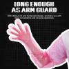 Patelai 50 Pcs Disposable Dressing Gutting Gloves 1.6 Mil Shoulder Length Hunting Field Dressing Glove for Deer Cleaning Gutt(Pink) view 4