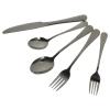 CALLARON Black Forks and Spoons Set Stainless Steel Fork Spoon Set for Fine Dining view 1
