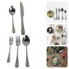 CALLARON Black Forks and Spoons Set Stainless Steel Fork Spoon Set for Fine Dining view 3