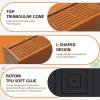 JONHWI Bed Risers, Furniture Risers 3 inch, Heavy Duty Raise Blocks for Bed Couch Desk Sofa Table, Adjustable Lifters Support up to 1300 Lbs (Brown, 4 Pack Set) view 4