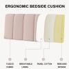 Upholstered Backrest Headboard Cushion Bed Wedge Pillow for Headboard,Large Daybed Pillows for Reading Soft Fleece Long Pillow Positioning Support Pad,A,No headboard 78.7"/200cm view 4
