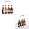 Drink Holder, 6/12 Pack Beer Bottle Carrier Drink Caddy Holder Holding Container, Durable Bar Liqueur Wine Beer Rack Basket Cup Organizer (Color : 12 bottle) view 3