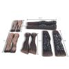 GasSaf Large Gas Fireplace Logs, 10 Piece Ceramic Fire Logs for Fire Pit and Fireplace, Ventless, Vented, Gas Inserts, Electric, Realistic Fake Fireplace Logs view 3