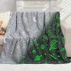 Inhand Glow in the Dark Stars Blanket for Girls Boys Cute Kids Throw Blanket Funny Space Blanket Room Decor Toys Birthday Gifts for 2 3 4 5 6 7 8 9 10 11 12 13 Years Old Girls or Boys (50''x60'' Grey) view 1
