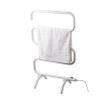 APUM 2-in-1 Electric Towel Warmer, 100W Freestanding Heated Towel Rack, Plug-in Wall Mounted Cloth Towel for Home Bathroom Bath Towel Heater (White) view 1