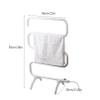 APUM 2-in-1 Electric Towel Warmer, 100W Freestanding Heated Towel Rack, Plug-in Wall Mounted Cloth Towel for Home Bathroom Bath Towel Heater (White) view 2