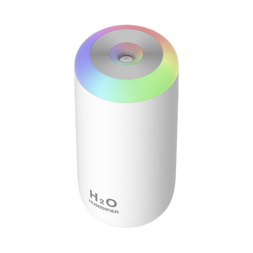 O-Mei Stars Baby Humidifier, 350ml Small Humidifier for bedroom, desk, travel, plants (White)