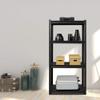 4 Tier Metal Storage Rack, Adjustable Storage Rack, Suitable for Kitchen Microwave Shelf, Room Bookshelf view 2