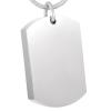 SHEIL Blank Dog Tag Cremation Pendant Cremation Pendant Urns for Ash Stainless Steel Cremation Urn Neckalce Keepsake view 1