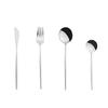 Silverware Set,32 Piece Durable Flatware Set Service for 8,Minimalist Design,Home Kitchen Utensil Set,Mirror Polished Cutlery Set. view 1