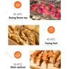 LJZLJZ 6-Layer Food Dehydrator, Stainless Steel Food Dehydrator, Fruit and Vegetable Dryer, Dried Fruit, Meat Dryer, 24 Hours Timing view 3
