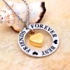 SHEIL Best Friends Stainless Steel Memorial Necklace for Ashes Keepsake Cremation Jewelry - Memorial Ash Keepsake view 2