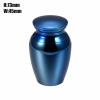 SHEIL 7.3cm*4.5cm Engravable Funeral Urns Stainless Steel Cremation Urns for Human/Pet/Animal Bone Ash Lockets view 2