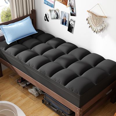 ABENE Mattress Topper Twin XL for Back Pain Relief, Extra Thick Mattress Pad Pillowtop, Soft Mattress Protector Cover with 8"-21" Deep Pocket, Overfilled Down Alternative Filling (Black, Twin XL)