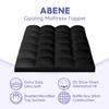 ABENE Mattress Topper Twin XL for Back Pain Relief, Extra Thick Mattress Pad Pillowtop, Soft Mattress Protector Cover with 8"-21" Deep Pocket, Overfilled Down Alternative Filling (Black, Twin XL) view 2