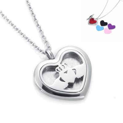 SHEIL Gift Aromatherapy Jewelry Multi-Design Allergy Free Essential Oil Diffuser Heart Locket Necklace 5 Free Pads