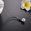 SHEIL Gem Necklace Pearls 316L Stainless Steel Ash Keepsake Pendant Necklace Urns - Cremation Jewellery Urn Pendant view 2