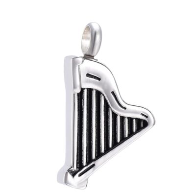 SHEIL Music Instrument Fans Collection Necklace Souvenir Pendant Memorial Ashes Keepsake Memorial Jewelry Cremation Jewelry