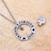 SHEIL Best Friends Stainless Steel Memorial Necklace for Ashes Keepsake Cremation Jewelry - Memorial Ash Keepsake view 4