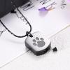SHEIL Paw On Dog Tag Stainless Steel Memorial Jewelry for Dog Cat Urn Necklace Cremation Pendant Pet Cremation Jewelry view 4