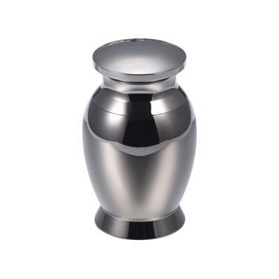 SHEIL 7.3cm*4.5cm Engravable Funeral Urns Stainless Steel Cremation Urns for Human/Pet/Animal Bone Ash Lockets