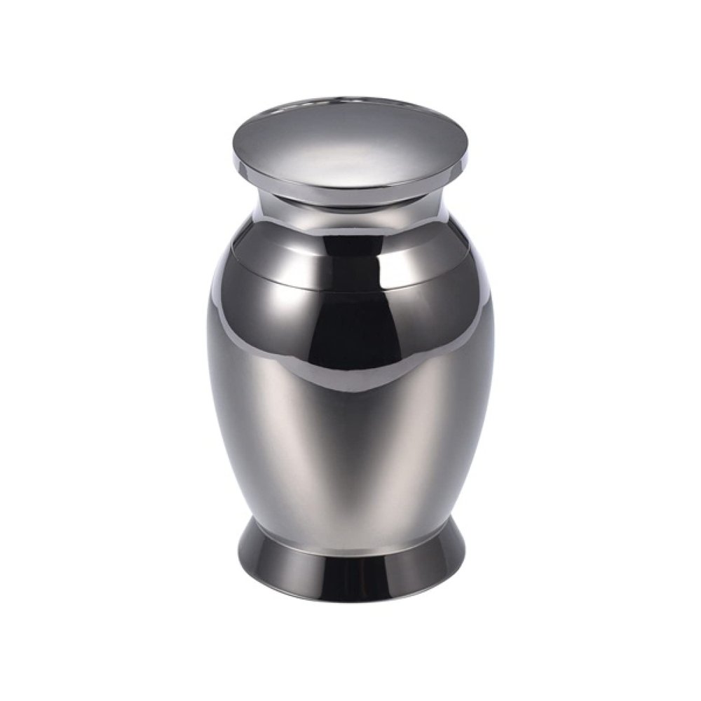 SHEIL 7.3cm*4.5cm Engravable Funeral Urns Stainless Steel Cremation Urns for Human/Pet/Animal Bone Ash Lockets